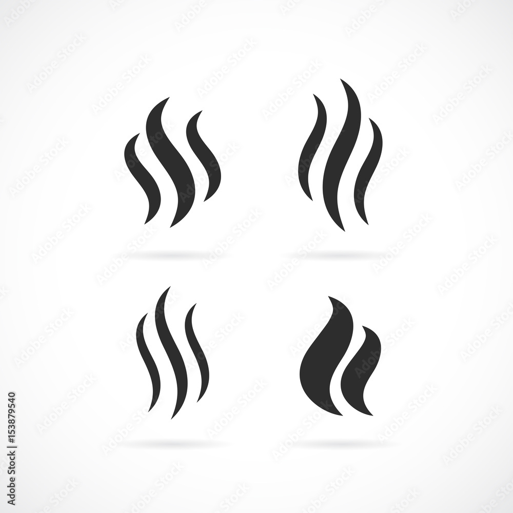 Smoke vector icon