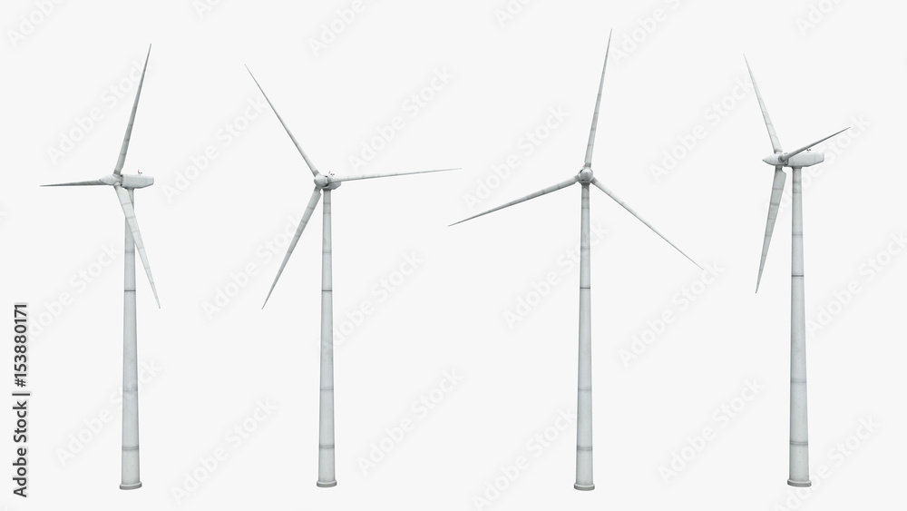 Fotografie Windkraftanlage - Freisteller