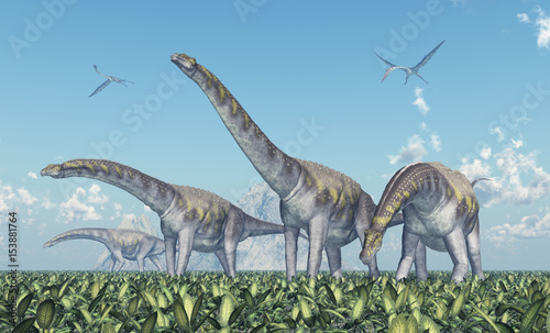 Dinosaurier Argentinosaurus © Michael Rosskothen