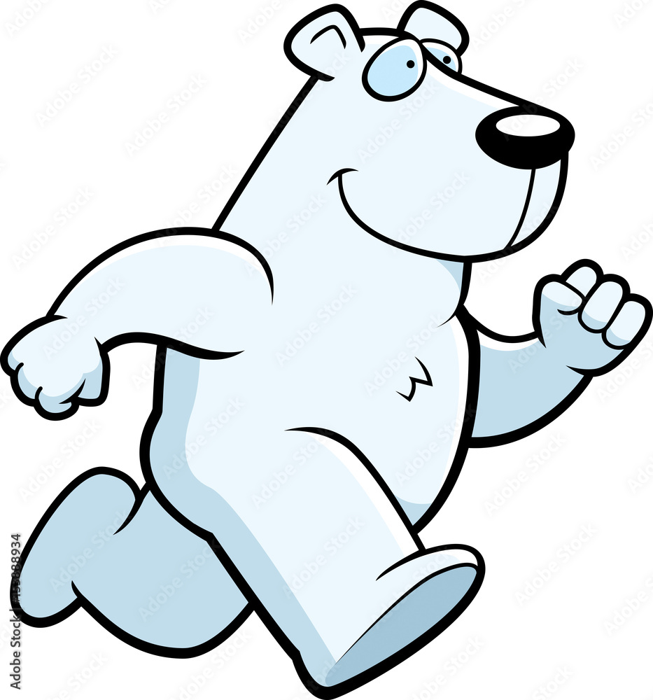 Polar Bear Running Polar Bear Running
