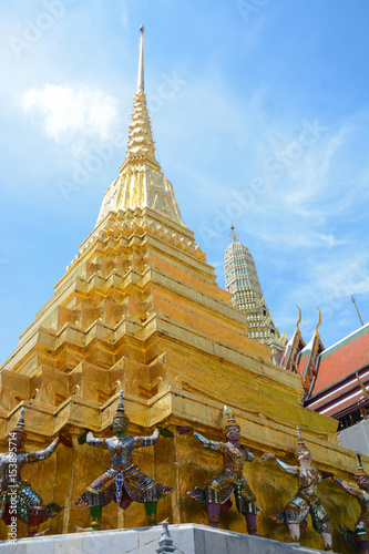 Grand Palace Temple in Bangkok  Thailand 