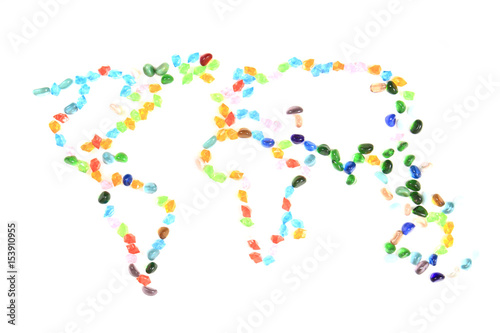 candy world map