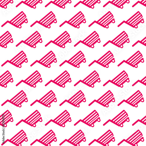 Shopping Cart Icon pattern background