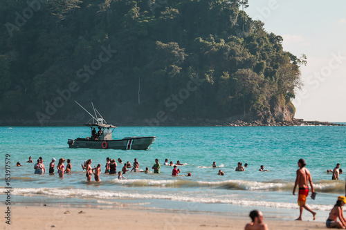 Boat Beach Manuel Antonio