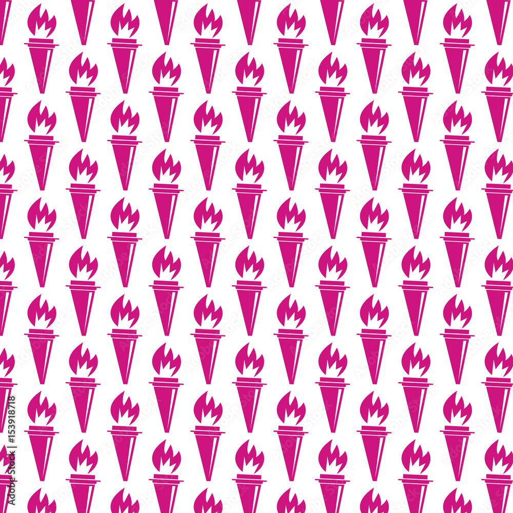 Pattern background torch icon