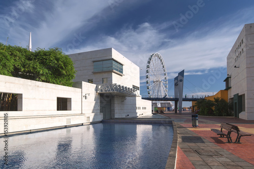 View of the Malecon and the Guayas River in Guayaquil  Ecuador