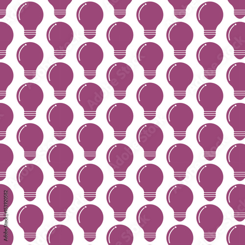 Pattern background bulb icon