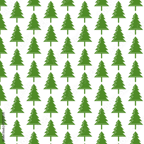 Pattern background christmas tree icon
