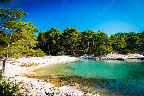 regatta in a bay in Croatia