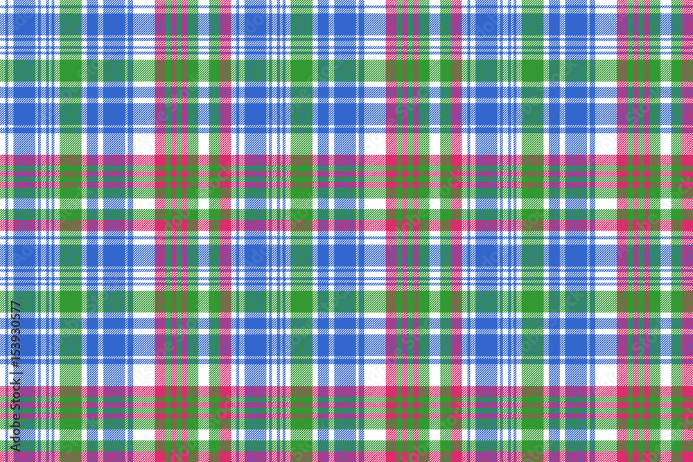 Green blue check tartan plaid seamless pattern Green blue check tartan plaid seamless pattern