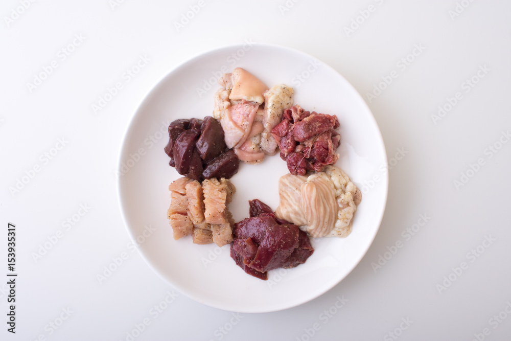 Ταπετσαρία beef guts, horumon for japanese yakiniku
