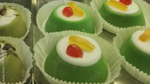 Sicilian cassata tracking shot