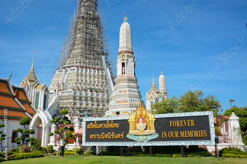 Photography Wat Arun Temple in Bangkok, Thailand