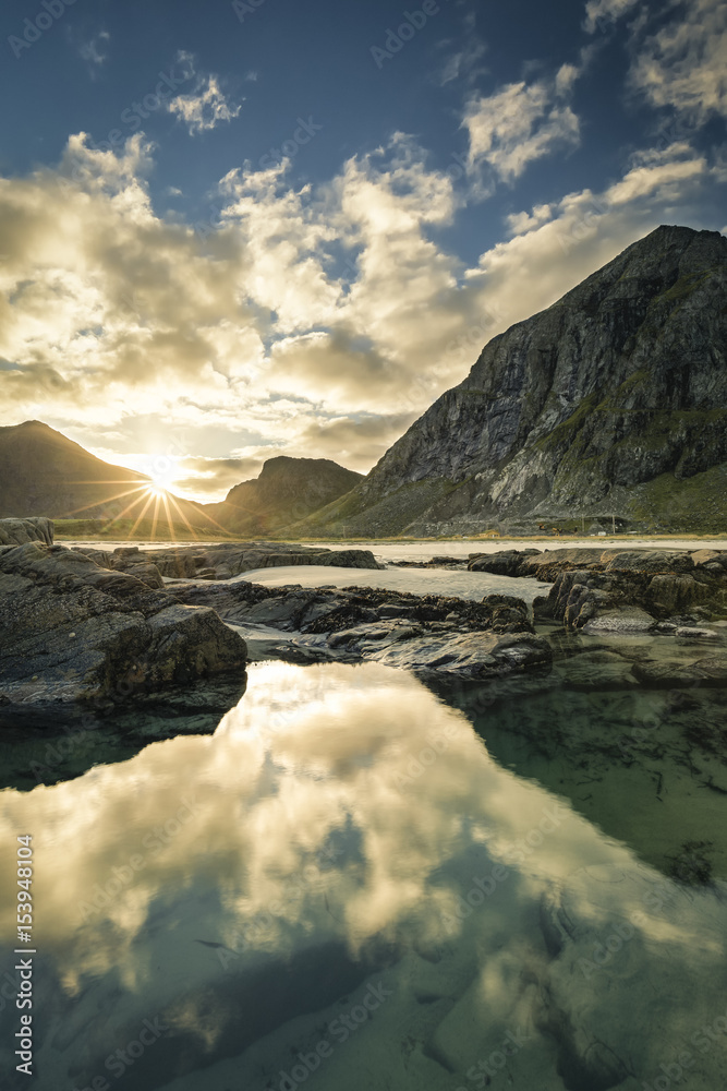 Flakstad Beach Lofoten Norway