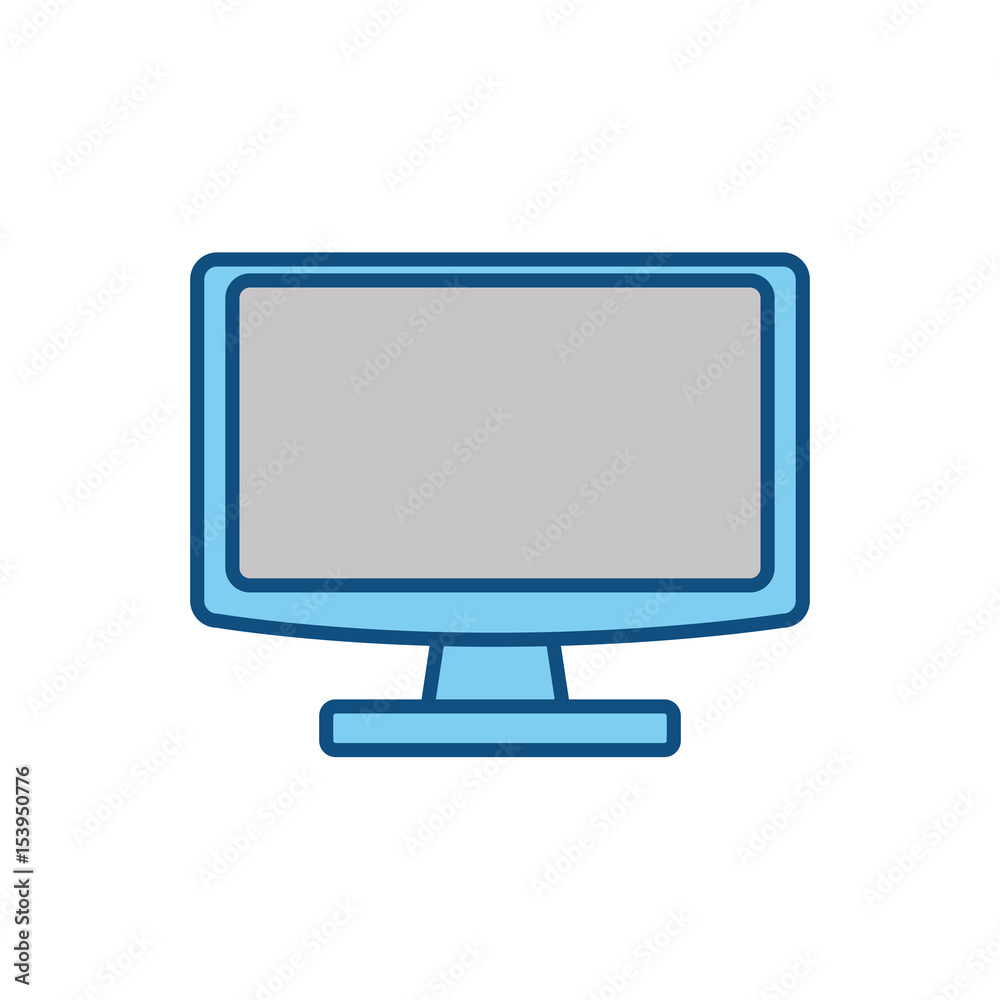 Modern tv technology icon vector illustration graphic design Modern tv technology icon vector illustration graphic design