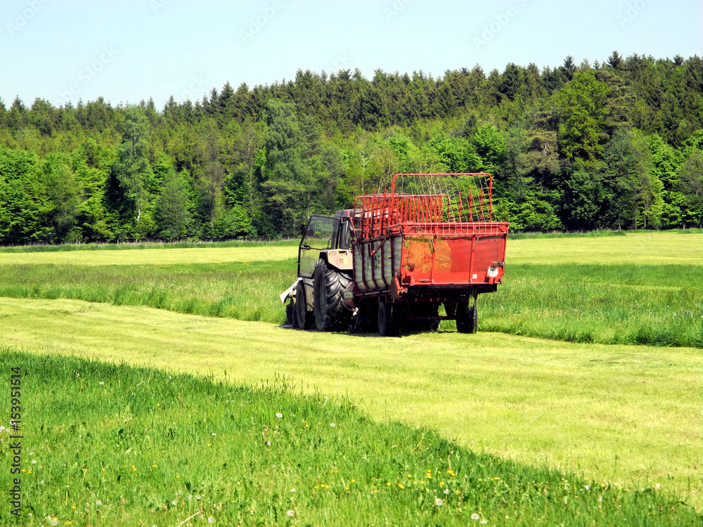Fototapeta premium landwirtschaftliche Mähmaschine