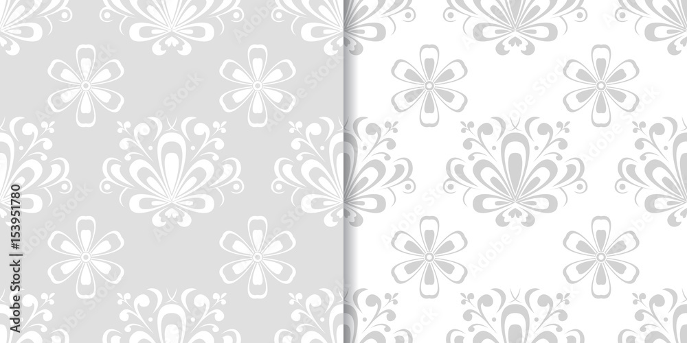 Floral seamless pattern. Vector illustration