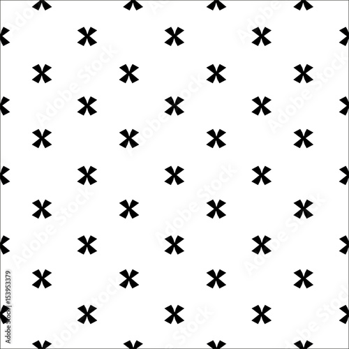 X cross geometric pattern. Simple subtle seamless background.