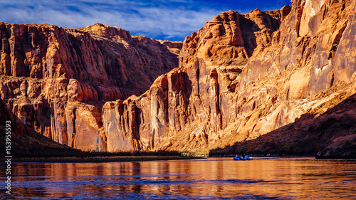 Rafting on River in Canyon