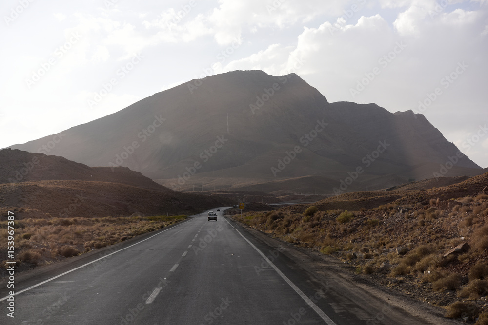 Fototapeta premium Desert in Iran at beautiful sunny day