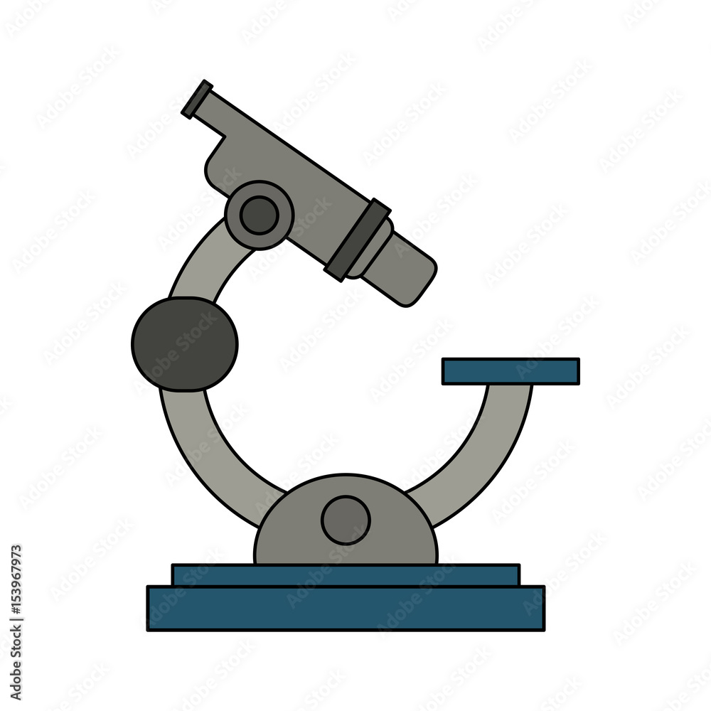 color image cartoon microscope science tool vector illustration Stock Vector | Adobe Stock color image cartoon microscope science tool vector illustration Stock Vector | Adobe Stock
