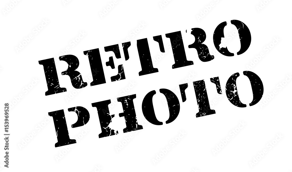 Retro Photo rubber stamp. Grunge design with dust scratches. Effects can be easily removed for a clean, crisp look. Color is easily changed. Retro Photo rubber stamp. Grunge design with dust scratches. Effects can be easily removed for a clean, crisp look. Color is easily changed.