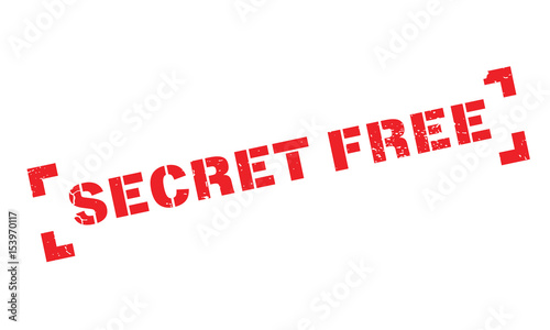 Secret Free rubber stamp. Grunge design with dust scratches. Effects can be easily removed for a clean, crisp look. Color is easily changed.