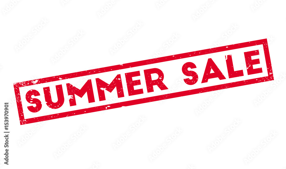 Summer Sale rubber stamp. Grunge design with dust scratches. Effects can be easily removed for a clean, crisp look. Color is easily changed. Summer Sale rubber stamp. Grunge design with dust scratches. Effects can be easily removed for a clean, crisp look. Color is easily changed.