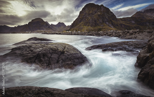 Sørvågen Mohle Tindstinden Lofoten photo