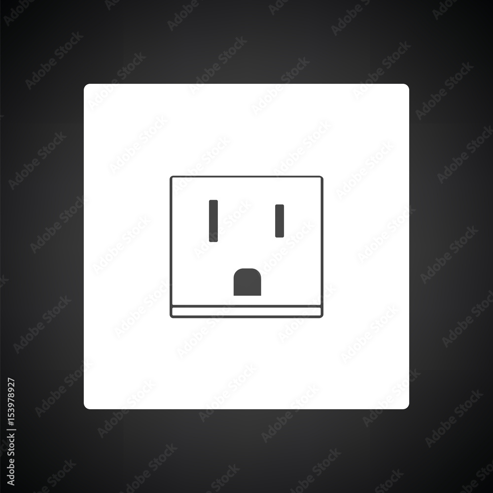 USA electrical socket icon USA electrical socket icon