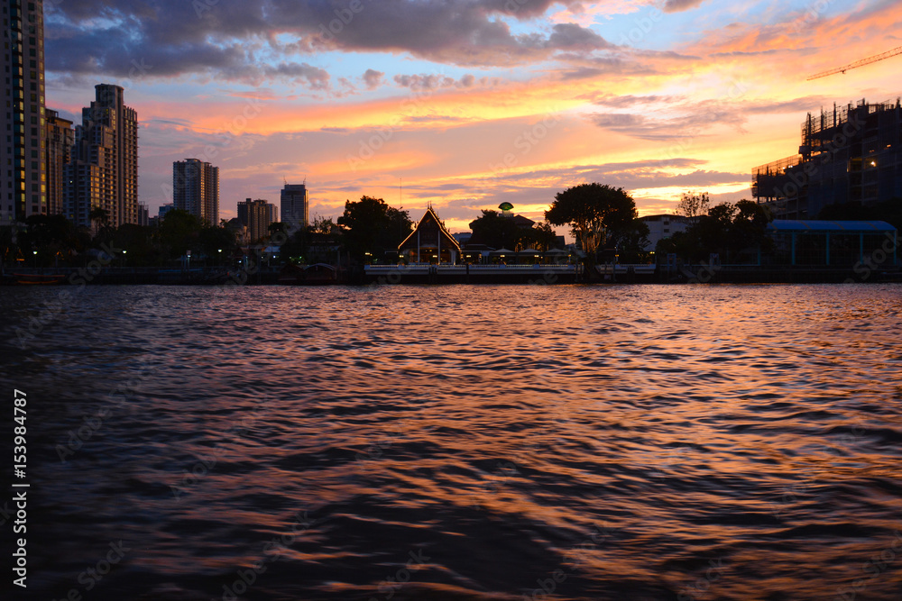 Chao Phraya River in Bangkok, Thailand