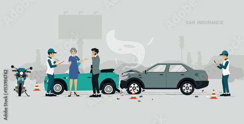 Employees of car insurance companies are investigating information about road accidents.