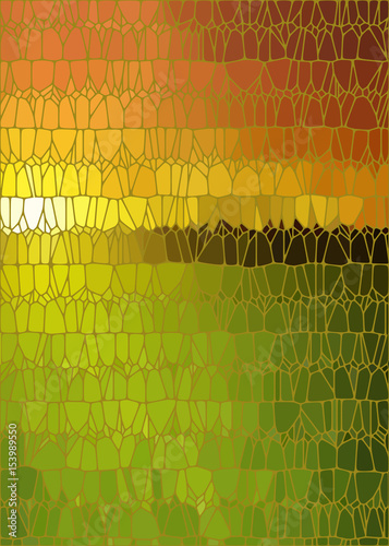 stained glass abstract background beautiful landscape 