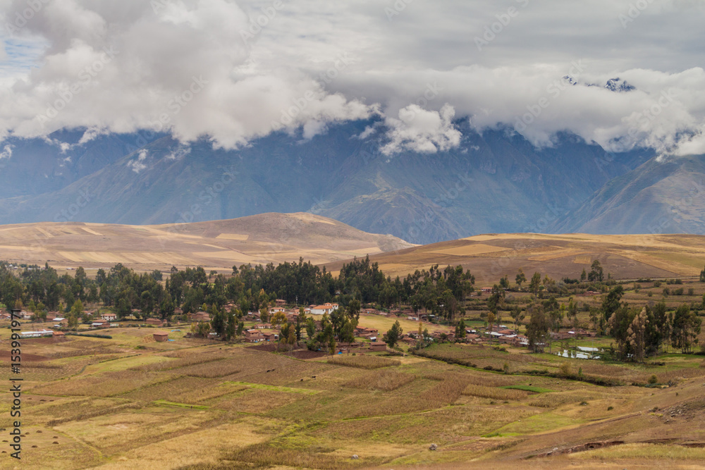 Rural landscape near Cuzco, Peru