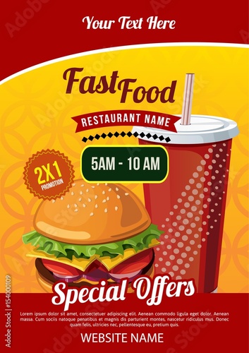 fast food restaurant template