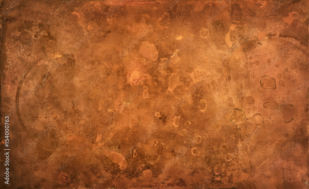 Weathered copper background - obrazy, fototapety, plakaty 