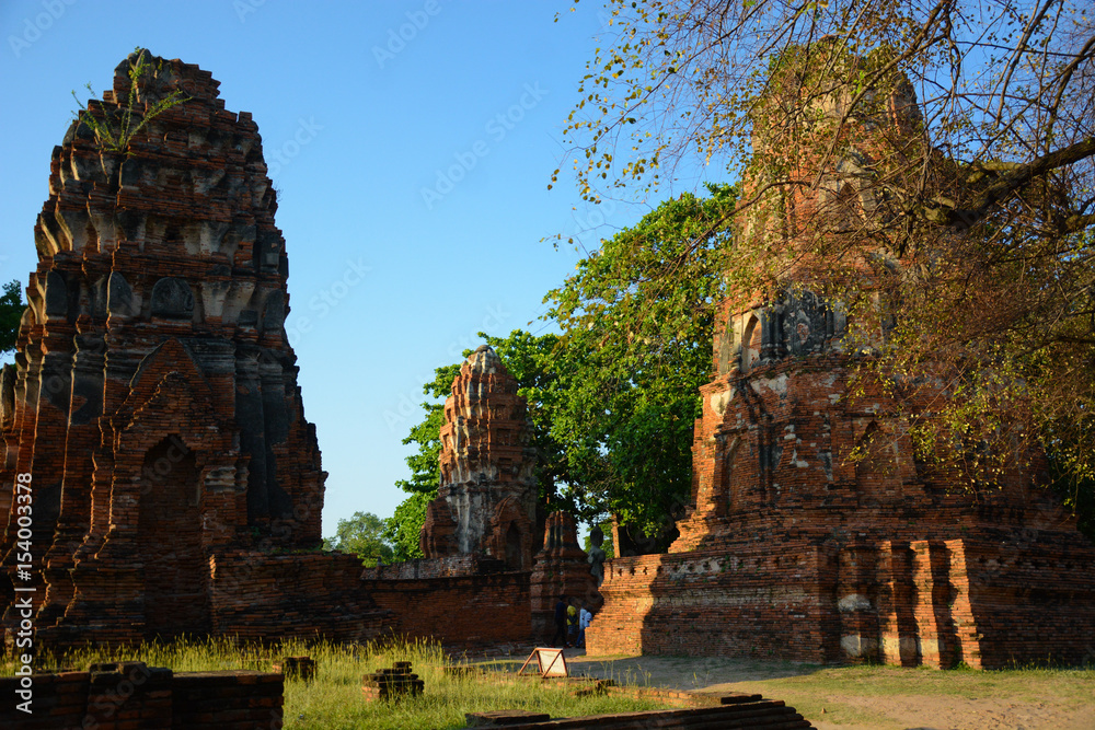 Wat YaiChaiMongkhon Buddhist Temple in Ayutthaya, Thailand	