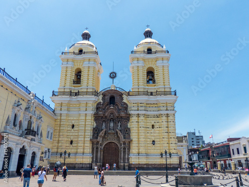 Iglesia de San Francisco Plaza Mayor (Plaza de Armas) Lima Peru photo