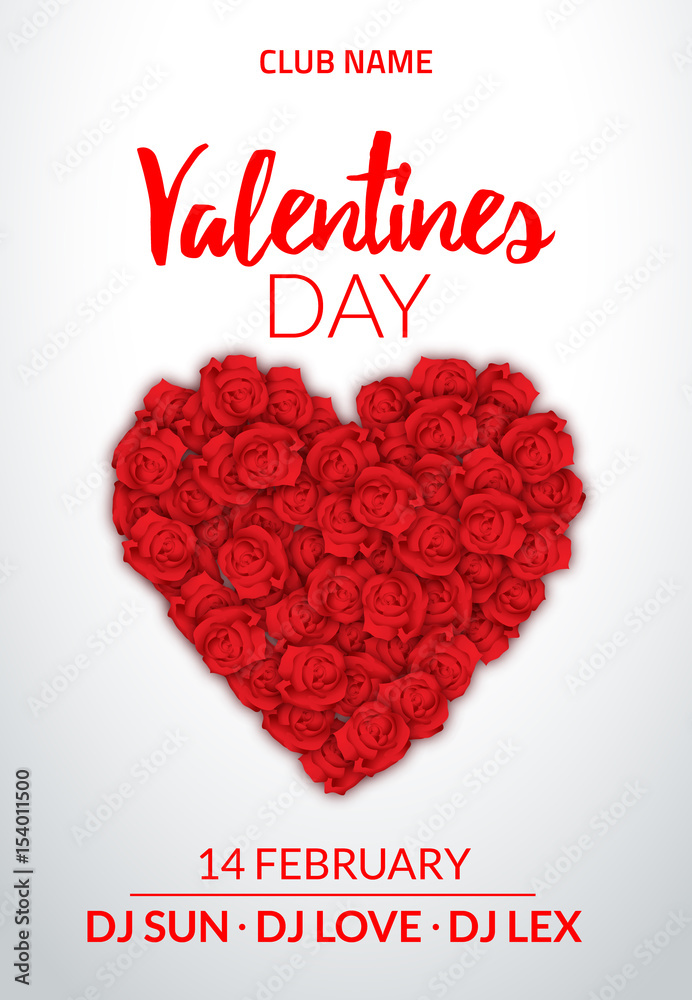 Fotografie Valentine day card design