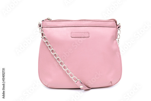 Small shoulder bag handbag purse isolated on white background