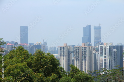 Skyline of Shenzhen, China