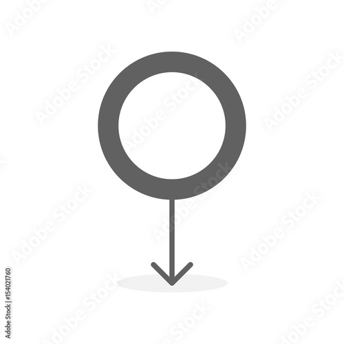 Gray Map Marker and pin vector illustration