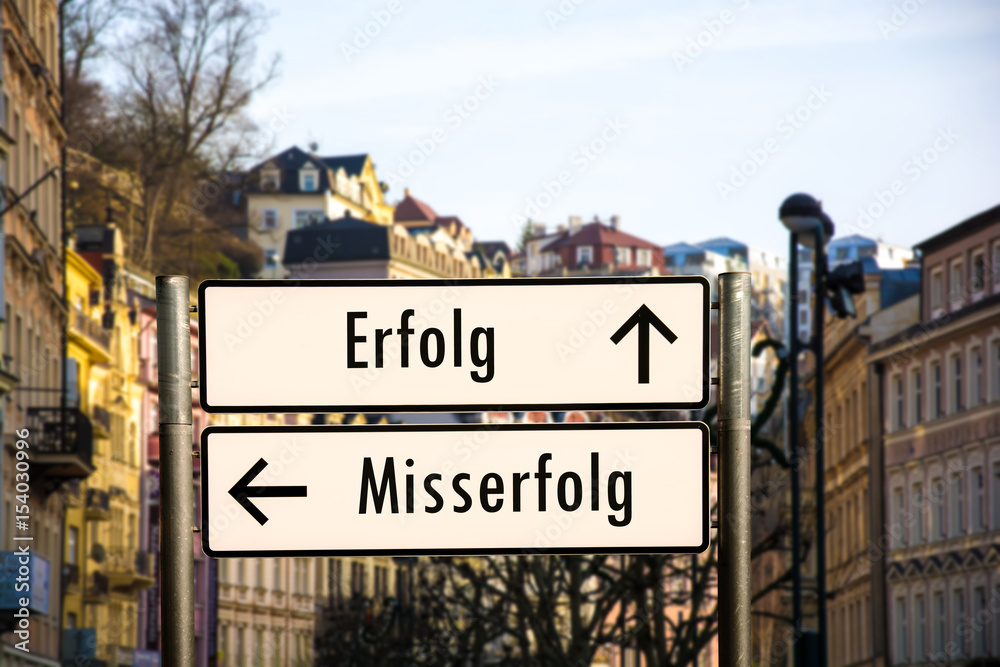 Fototapeta premium Schild 206 - Erfolg