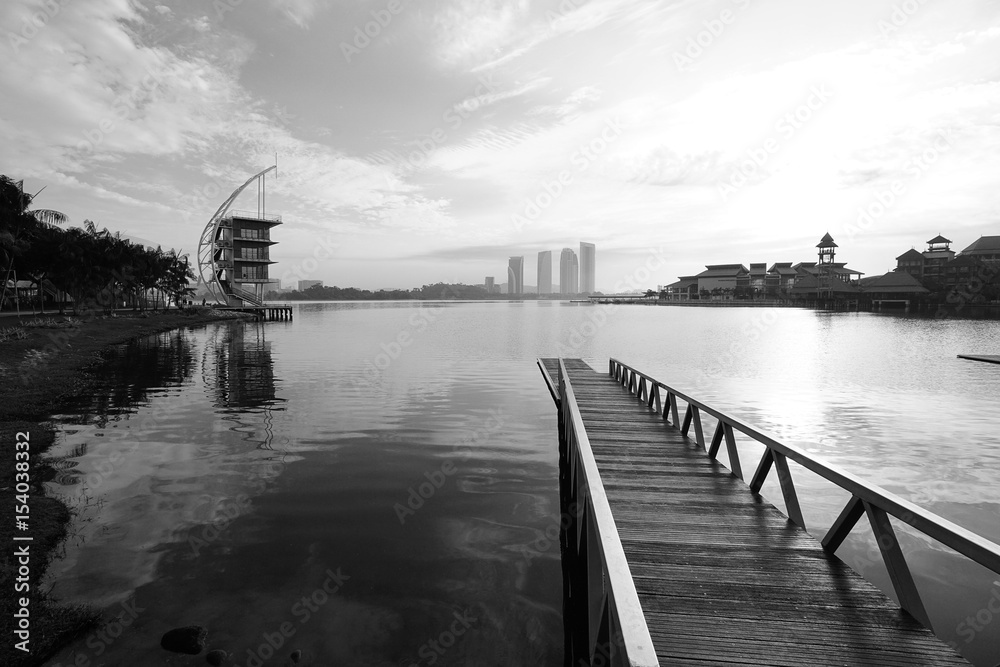 Obraz premium Jetty Pullman, Putrajaya, Malaysia.