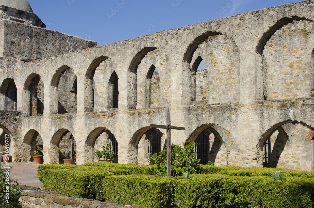 Arches of Mission San Jose in San Antonio Missions National Historical Park