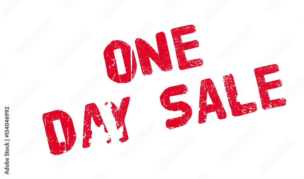 One Day Sale rubber stamp. Grunge design with dust scratches. Effects can be easily removed for a clean, crisp look. Color is easily changed. One Day Sale rubber stamp. Grunge design with dust scratches. Effects can be easily removed for a clean, crisp look. Color is easily changed.
