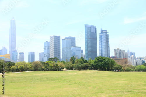 Skyline of Shenzhen  China