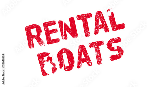 Rental Boats rubber stamp. Grunge design with dust scratches. Effects can be easily removed for a clean, crisp look. Color is easily changed.