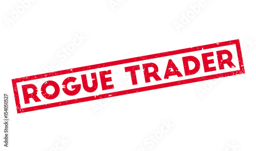 Rogue Trader rubber stamp. Grunge design with dust scratches. Effects can be easily removed for a clean, crisp look. Color is easily changed.