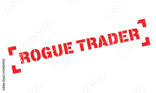 Rogue Trader rubber stamp. Grunge design with dust scratches. Effects can be easily removed for a clean, crisp look. Color is easily changed.